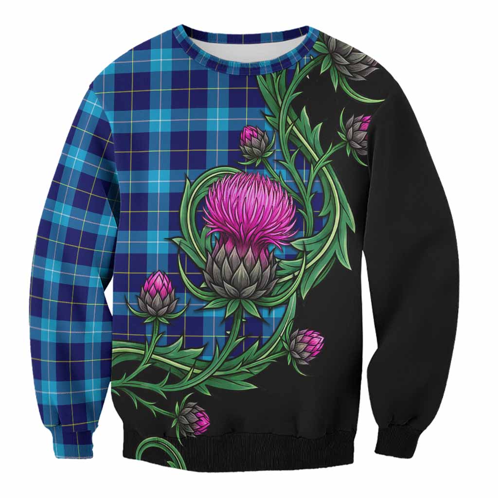 McKerrell Tartan Sweatshirt Resilient Scottish Thistle Unisex - Tartan Vibes Clothing