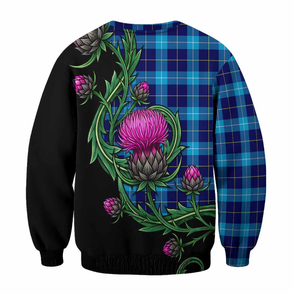 McKerrell Tartan Sweatshirt Resilient Scottish Thistle - Tartan Vibes Clothing