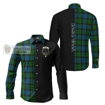 McKie Tartan Long Sleeve Button Shirt with Family Crest and Half Of Me Style Men's Shirt S - Tartanvibesclothing Shop