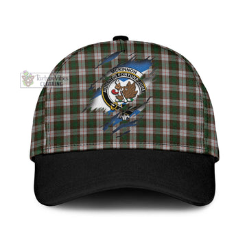 Tartan Vibes Clothing McKinnon Dress Tartan Classic Cap with Family Crest In Me Style