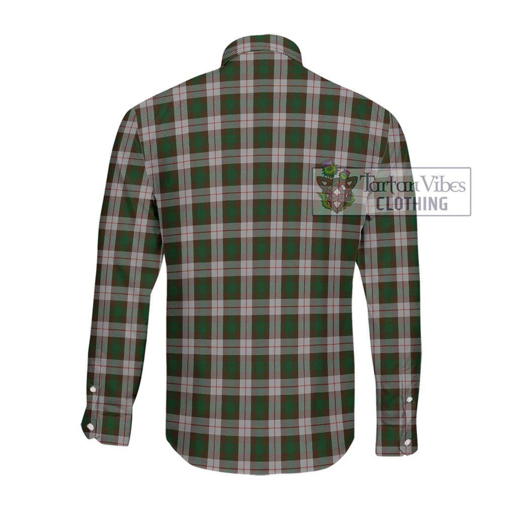 McKinnon Dress Tartan Long Sleeve Button Shirt with Family Crest DNA In Me Style - Tartanvibesclothing Shop