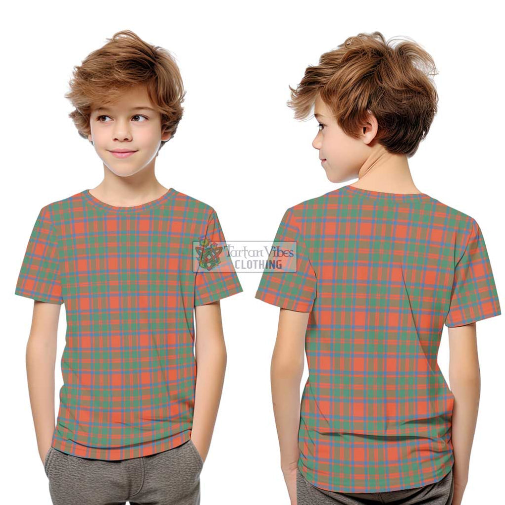 McKintosh Ancient Tartan Kid T-Shirt Youth XL Size14 - Tartan Vibes Clothing