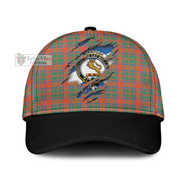 Tartan Vibes Clothing McKintosh Ancient Tartan Classic Cap with Family Crest In Me Style