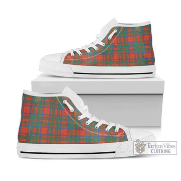 McKintosh Ancient Tartan High Top Shoes Kid High Top - White Sole - Tartan Vibes Clothing