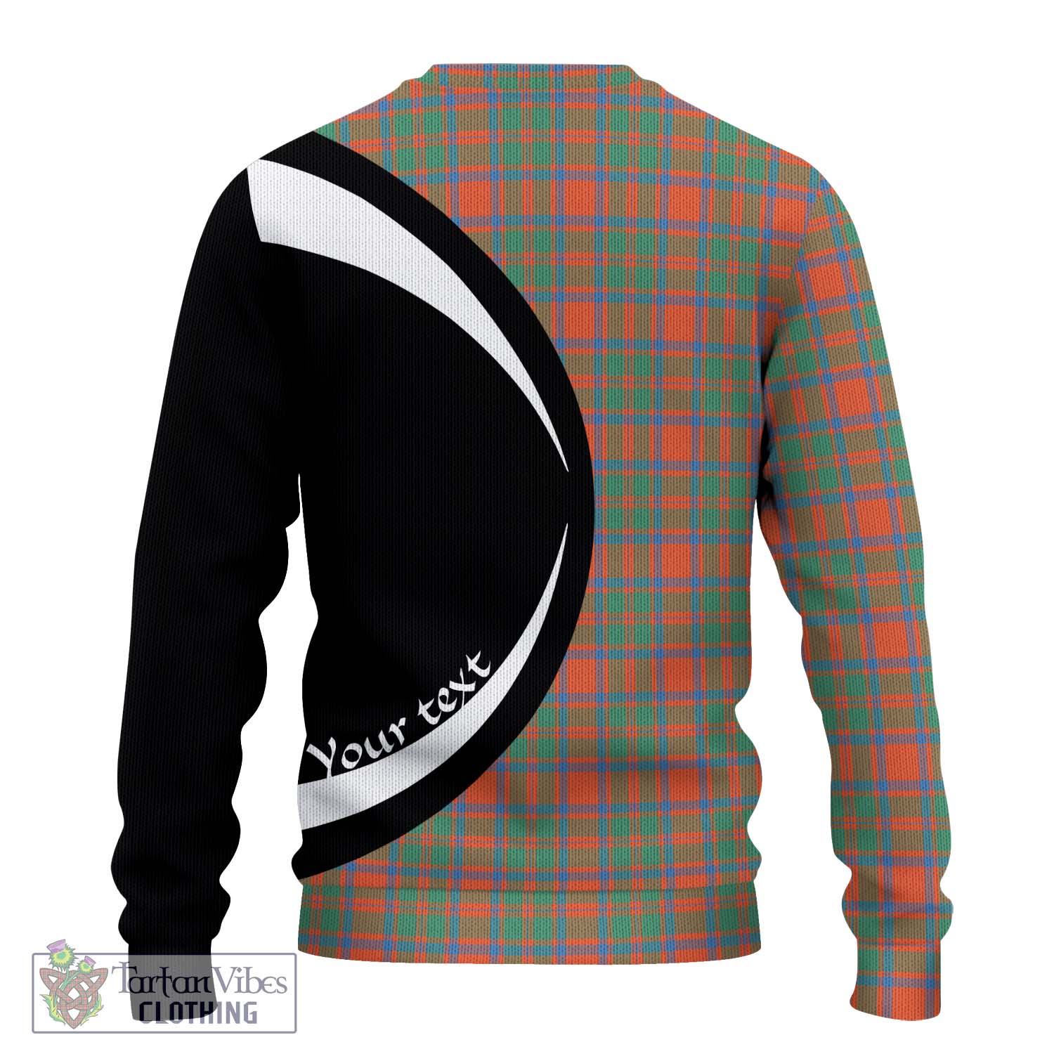 McKintosh Ancient Tartan Ugly Sweater with Family Crest Circle Style - Tartan Vibes Clothing