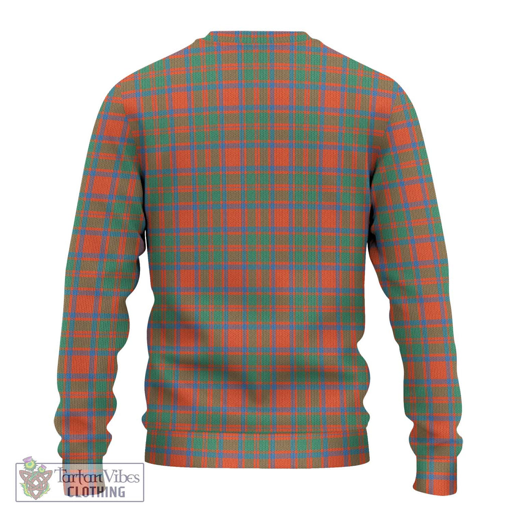 McKintosh Ancient Tartan Ugly Sweater with Family Crest DNA In Me Style - Tartan Vibes Clothing