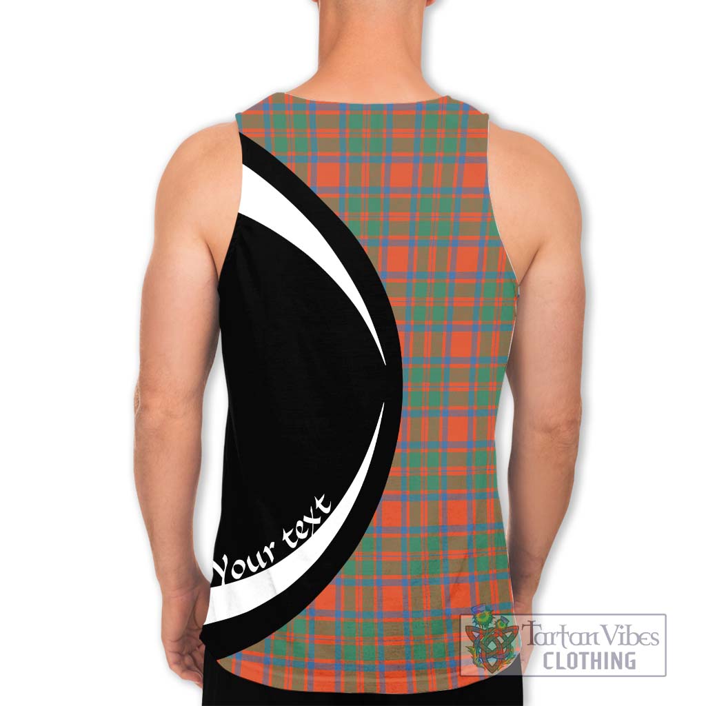 McKintosh Ancient Tartan Men's Tank Top with Family Crest Circle Style - Tartan Vibes Clothing