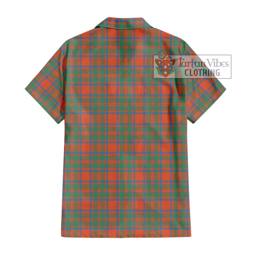 McKintosh Ancient Tartan Hawaiian Shirt with Family Crest DNA In Me Style - Tartan Vibes Clothing