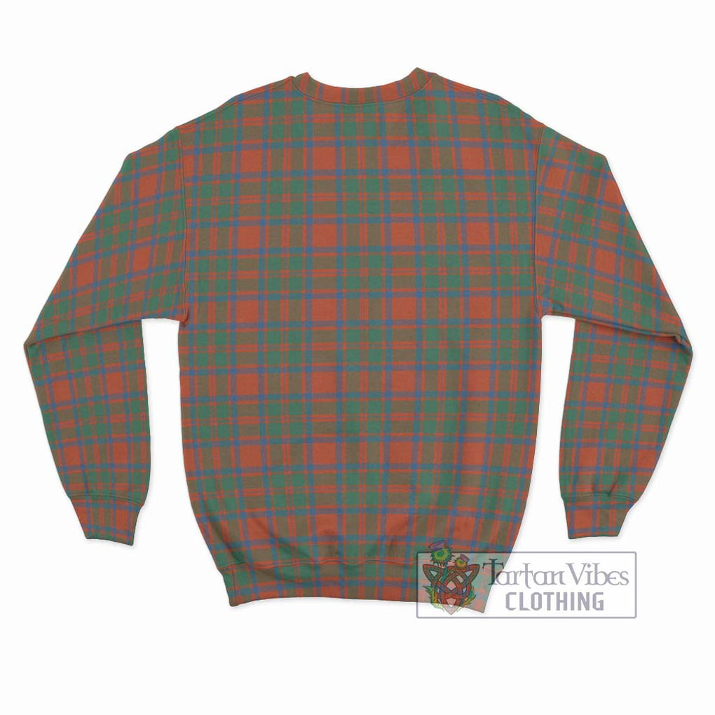McKintosh Ancient Tartan Sweatshirt with Family Crest DNA In Me Style - Tartan Vibes Clothing