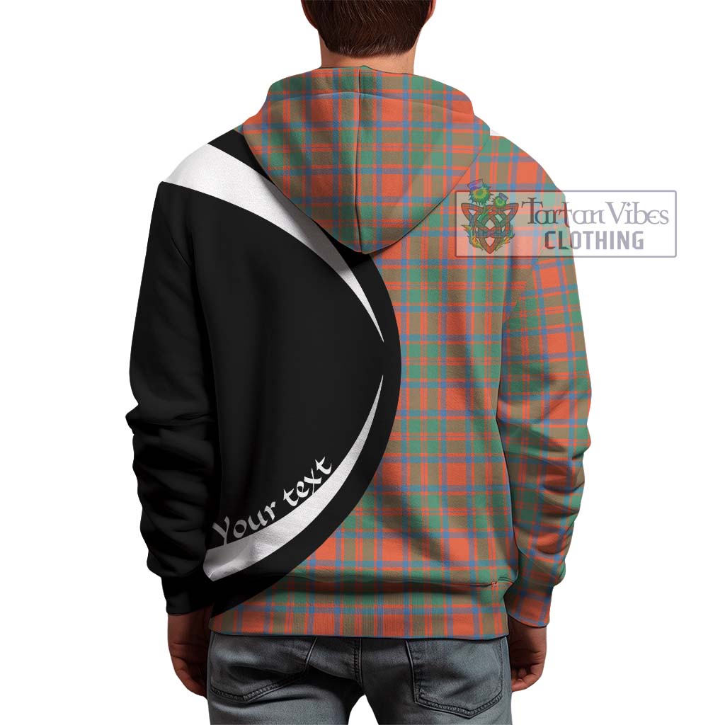 McKintosh Ancient Tartan Hoodie with Family Crest Circle Style - Tartan Vibes Clothing