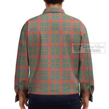 McKintosh Ancient Tartan Unisex Lapel Cotton Jacket - Tartan Vibes Clothing