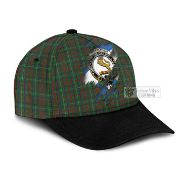 Tartan Vibes Clothing McKintosh Hunting Tartan Classic Cap with Family Crest In Me Style