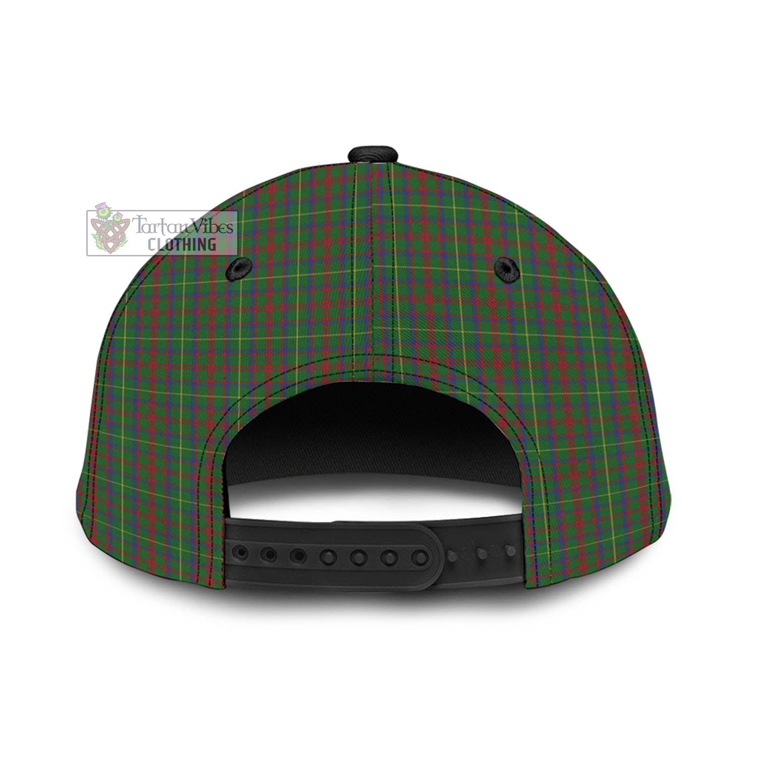 Tartan Vibes Clothing McKintosh Hunting Tartan Classic Cap with Family Crest In Me Style