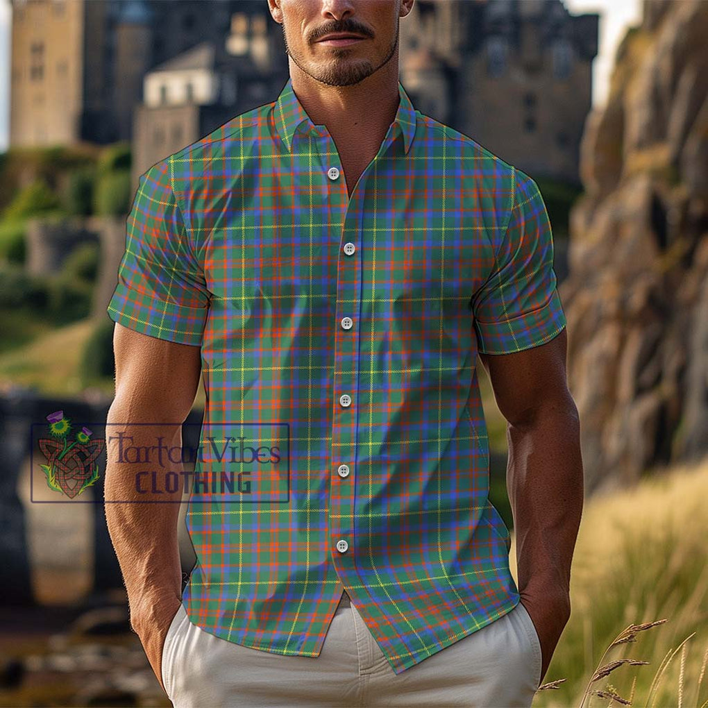 McKintosh Hunting Ancient Tartan Cotton Hawaiian Shirt Kid - Tartan Vibes Clothing