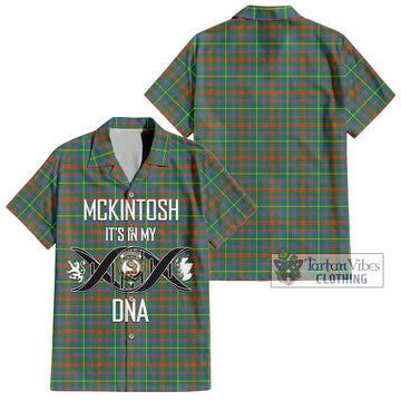 McKintosh Hunting Ancient Tartan Hawaiian Shirt with Family Crest DNA In Me Style Kid - Tartan Vibes Clothing