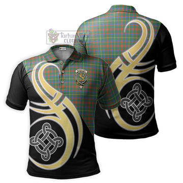 McKintosh Hunting Ancient Tartan Polo Shirt with Family Crest and Celtic Symbol Style Kid - Tartan Vibes Clothing