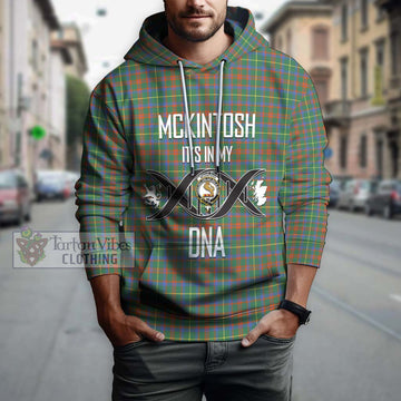 McKintosh Hunting Ancient Tartan Hoodie with Family Crest DNA In Me Style Pullover Hoodie - Tartan Vibes Clothing