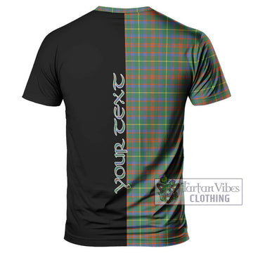 McKintosh Hunting Ancient Tartan T-Shirt with Family Crest and Half Of Me Style - Tartan Vibes Clothing