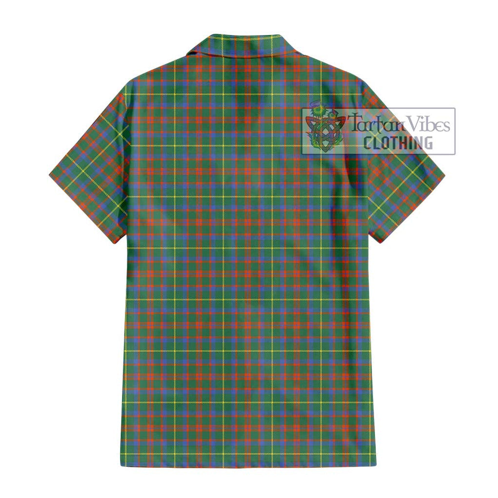 McKintosh Hunting Ancient Tartan Hawaiian Shirt with Family Crest DNA In Me Style - Tartan Vibes Clothing