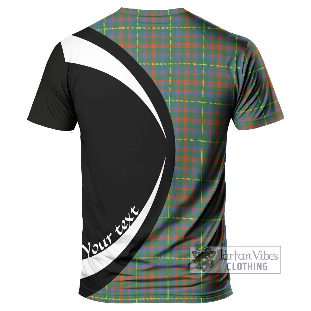 McKintosh Hunting Ancient Tartan T-Shirt with Family Crest Circle Style - Tartan Vibes Clothing
