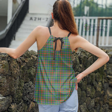 McKintosh Hunting Ancient Tartan Loose Halter Neck Camisole - Tartan Vibes Clothing