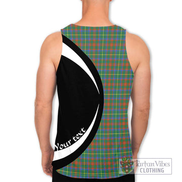 McKintosh Hunting Ancient Tartan Men's Tank Top with Family Crest Circle Style - Tartan Vibes Clothing