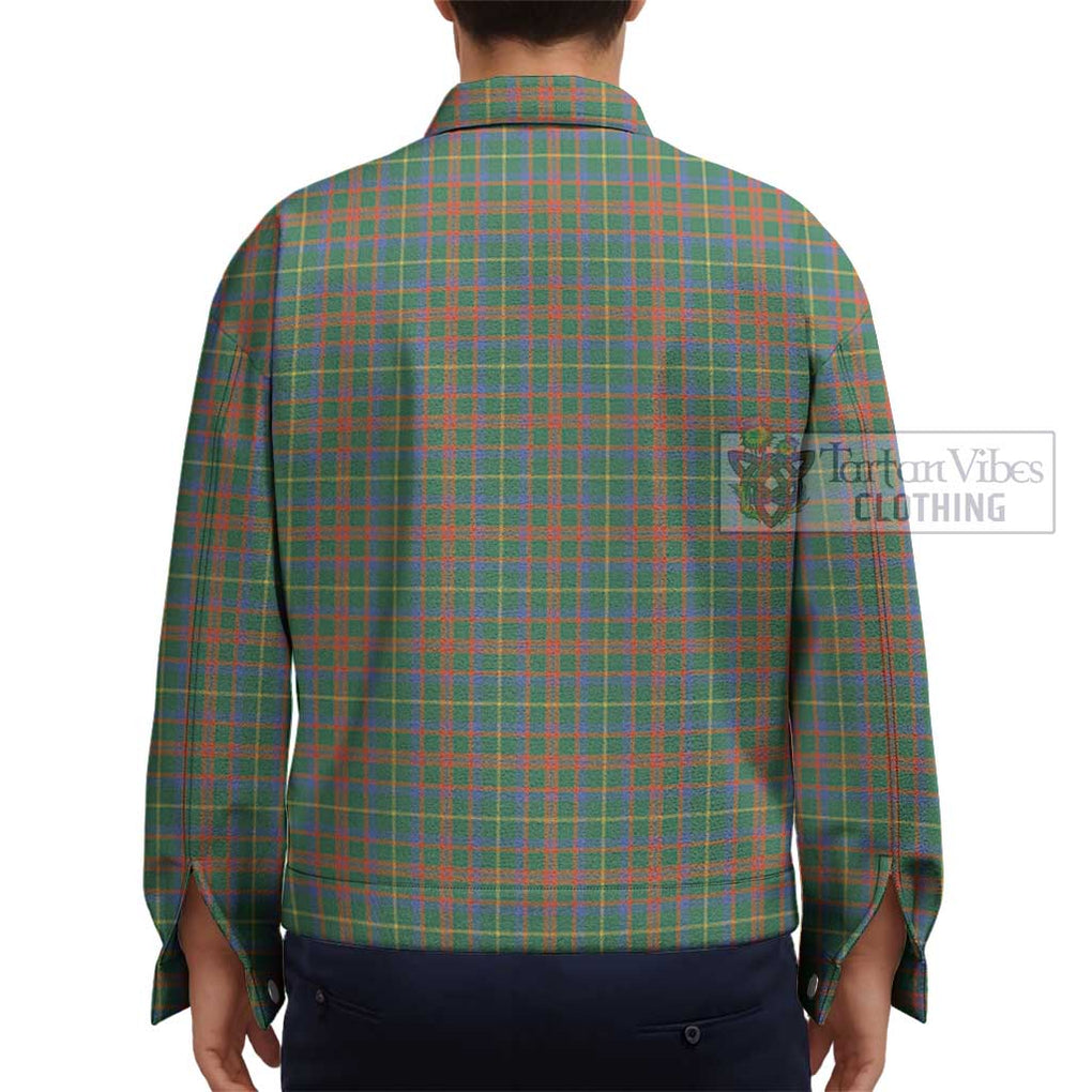 McKintosh Hunting Ancient Tartan Unisex Lapel Cotton Jacket - Tartan Vibes Clothing