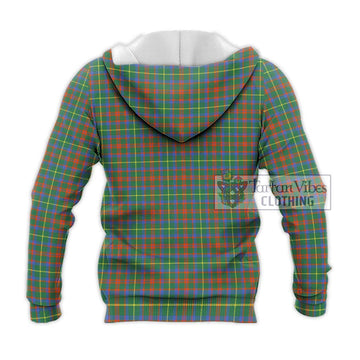 McKintosh Hunting Ancient Tartan Knitted Hoodie with Family Crest DNA In Me Style - Tartan Vibes Clothing