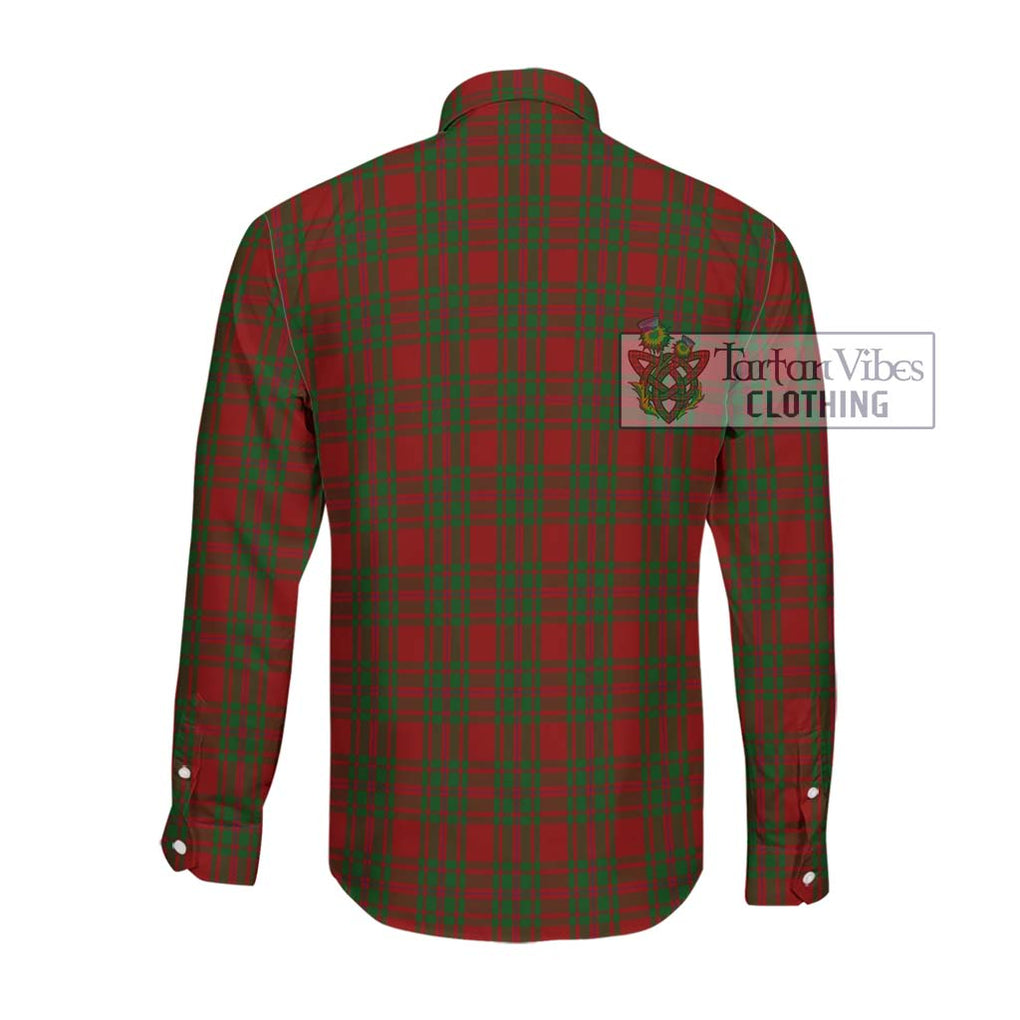 McKintosh Red Tartan Long Sleeve Button Shirt with Family Crest DNA In Me Style - Tartanvibesclothing Shop