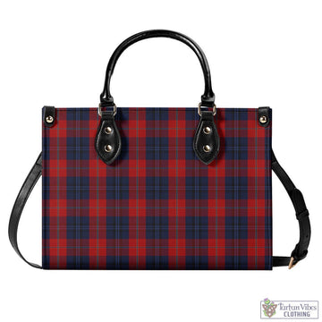 McKnight Tartan Luxury Leather Handbags L - Tartan Vibes Clothing