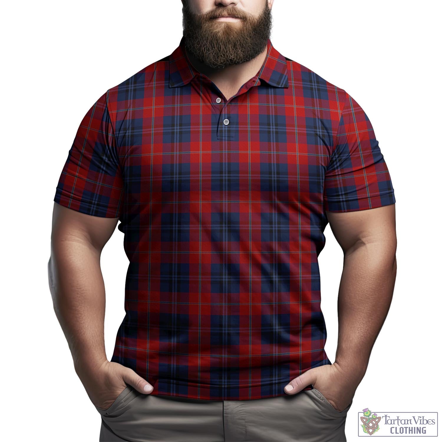 McKnight Tartan Mens Polo Shirt Kid - Tartan Vibes Clothing