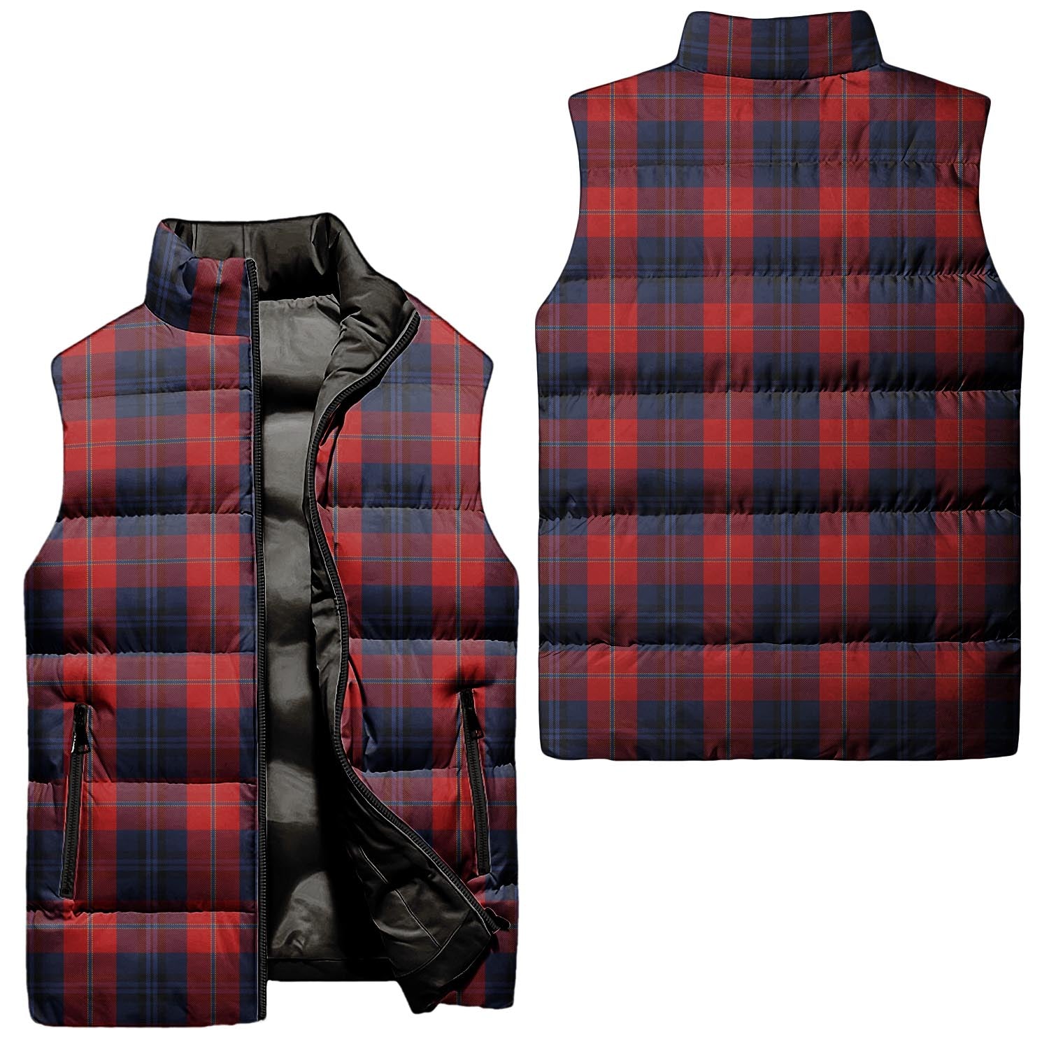 Tartan Vibes Clothing McKnight Tartan Sleeveless Puffer Jacket