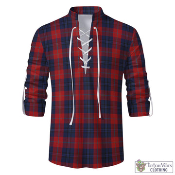 McKnight Tartan Men's Scottish Traditional Jacobite Ghillie Kilt Shirt - Tartan Vibes Clothing