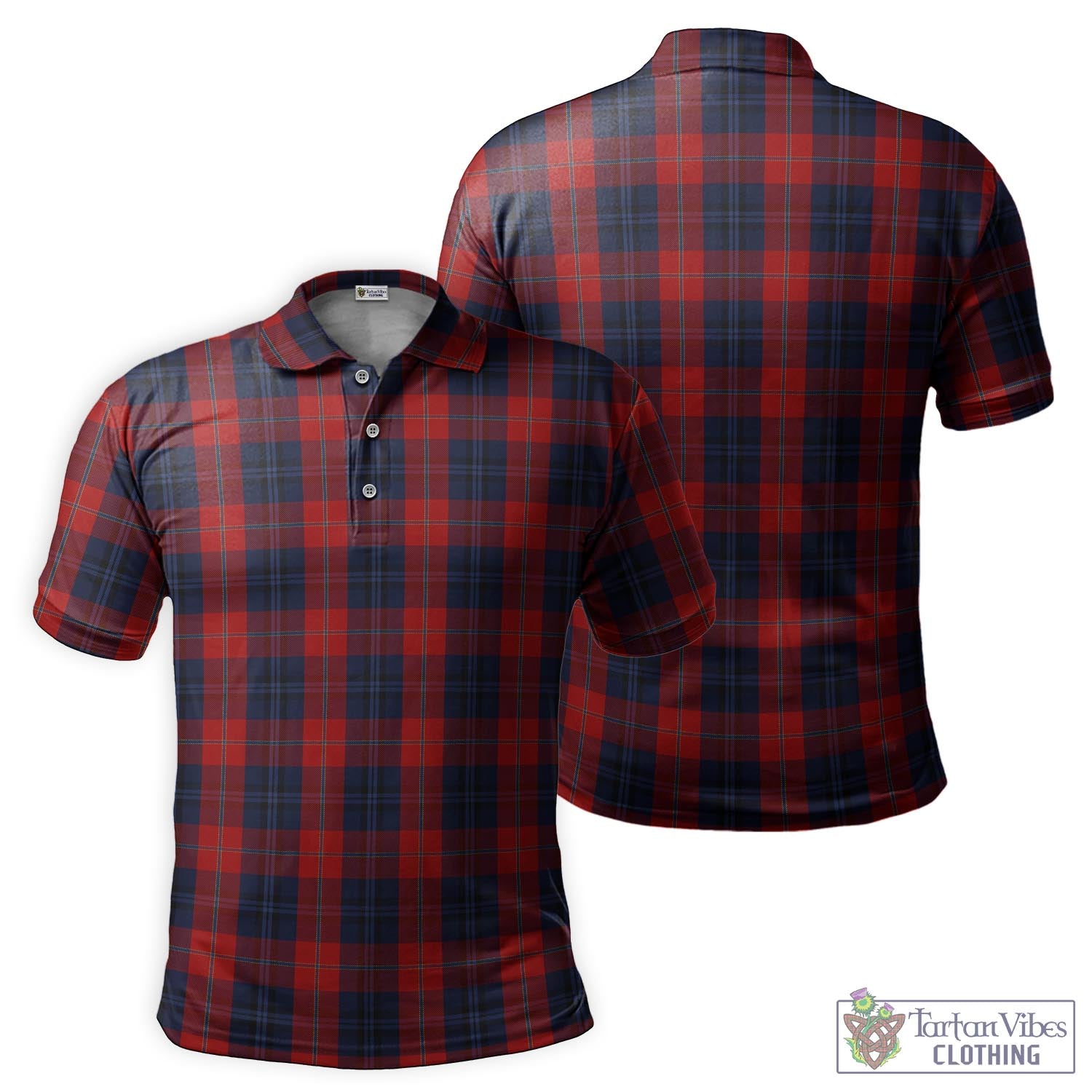 McKnight Tartan Mens Polo Shirt - Tartan Vibes Clothing