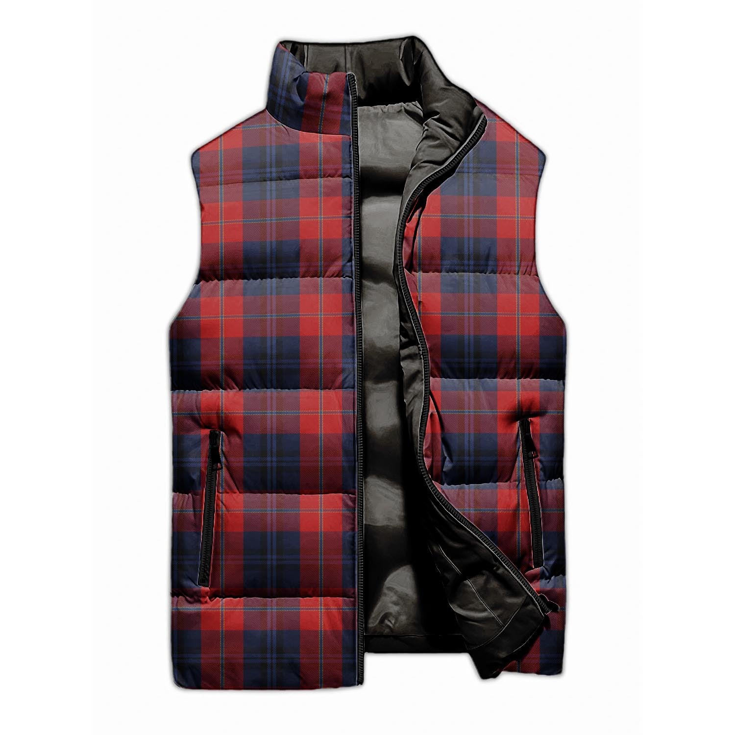 Tartan Vibes Clothing McKnight Tartan Sleeveless Puffer Jacket