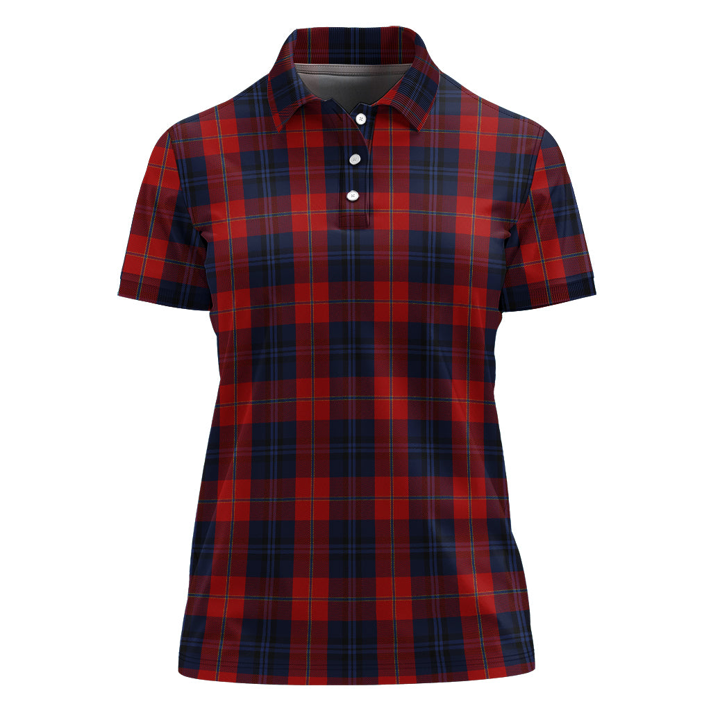 McKnight Tartan Polo Shirt For Women - Tartan Vibes Clothing