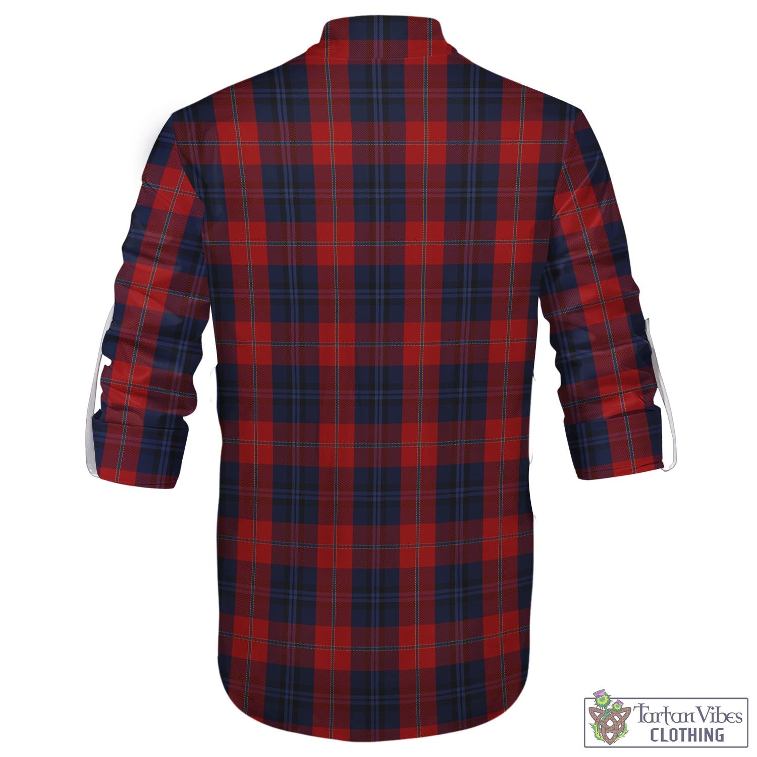 McKnight Tartan Men's Scottish Traditional Jacobite Ghillie Kilt Shirt - Tartan Vibes Clothing