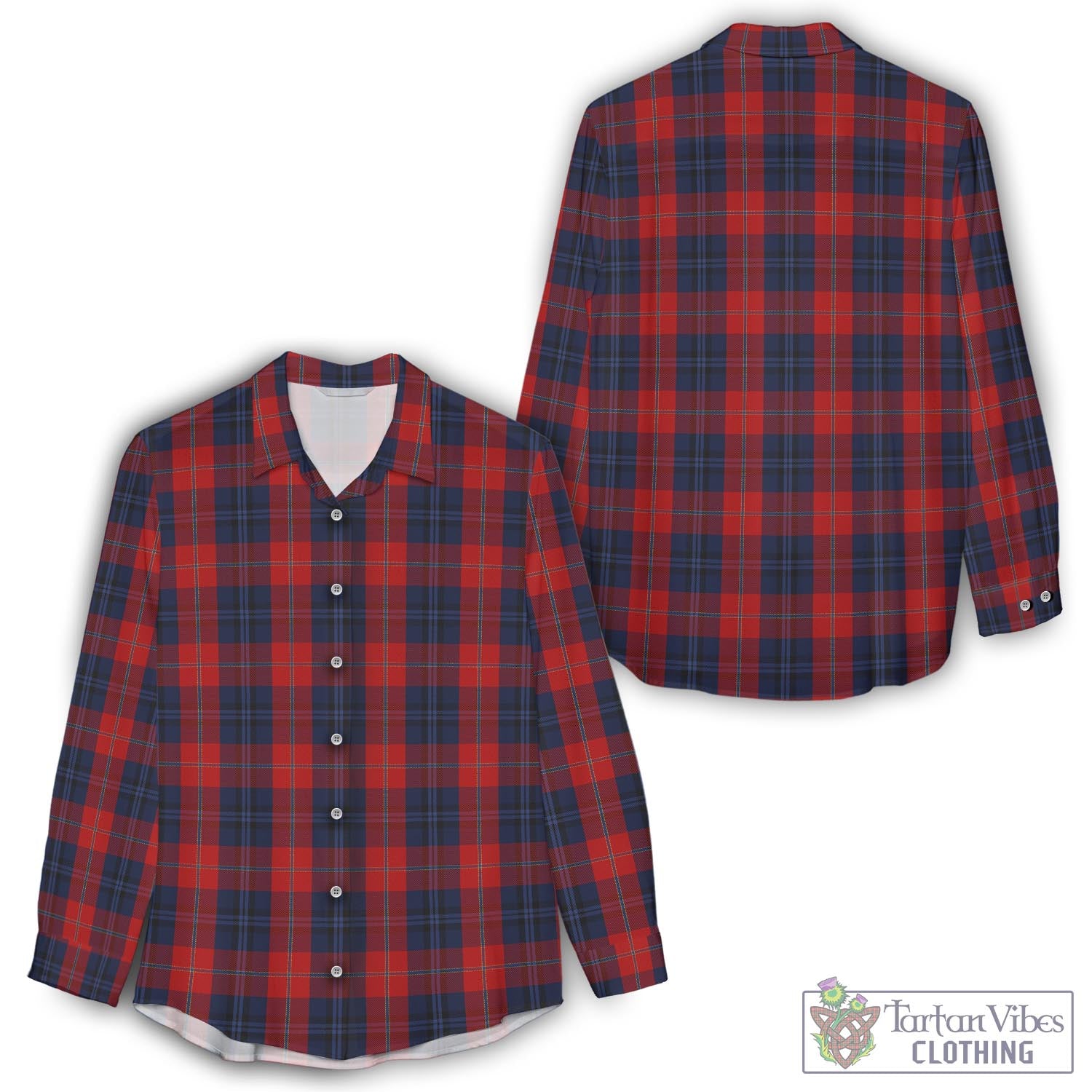 McKnight Tartan Women's Casual Shirt - Tartan Vibes Clothing