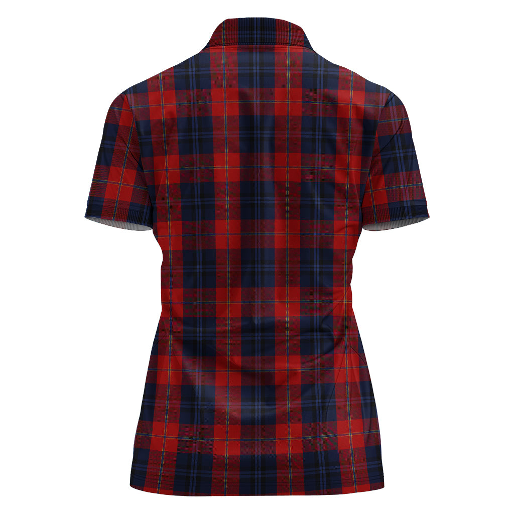 McKnight Tartan Polo Shirt For Women - Tartan Vibes Clothing