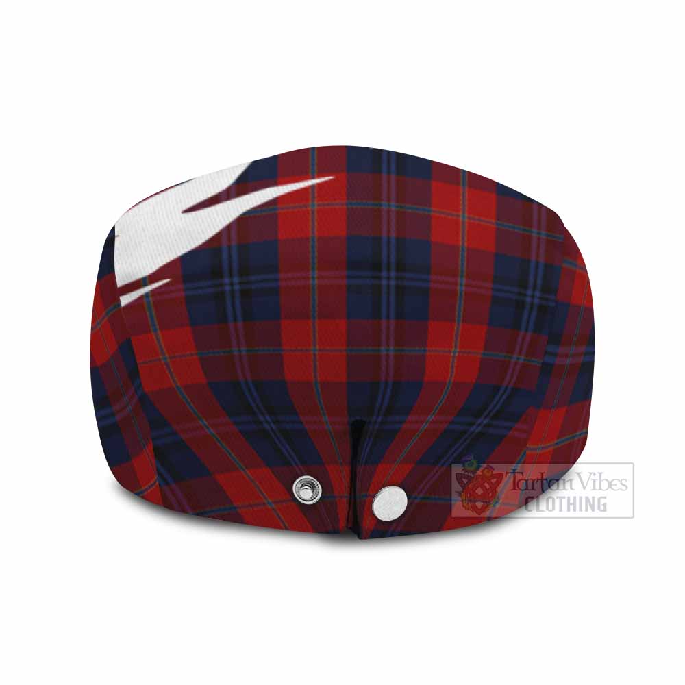 McKnight Tartan Loch Ness Monster Scottish Heritage Art Flat Cap, Jeff Cap