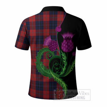 McKnight Tartan Polo Shirt Traditional Scottish Thistle