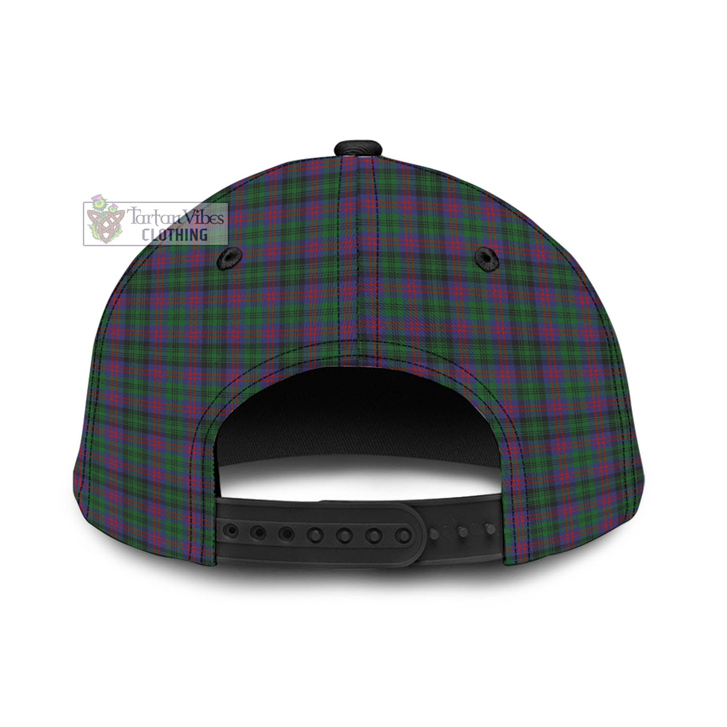 Tartan Vibes Clothing McLachlan Hunting Tartan Classic Cap with Family Crest In Me Style