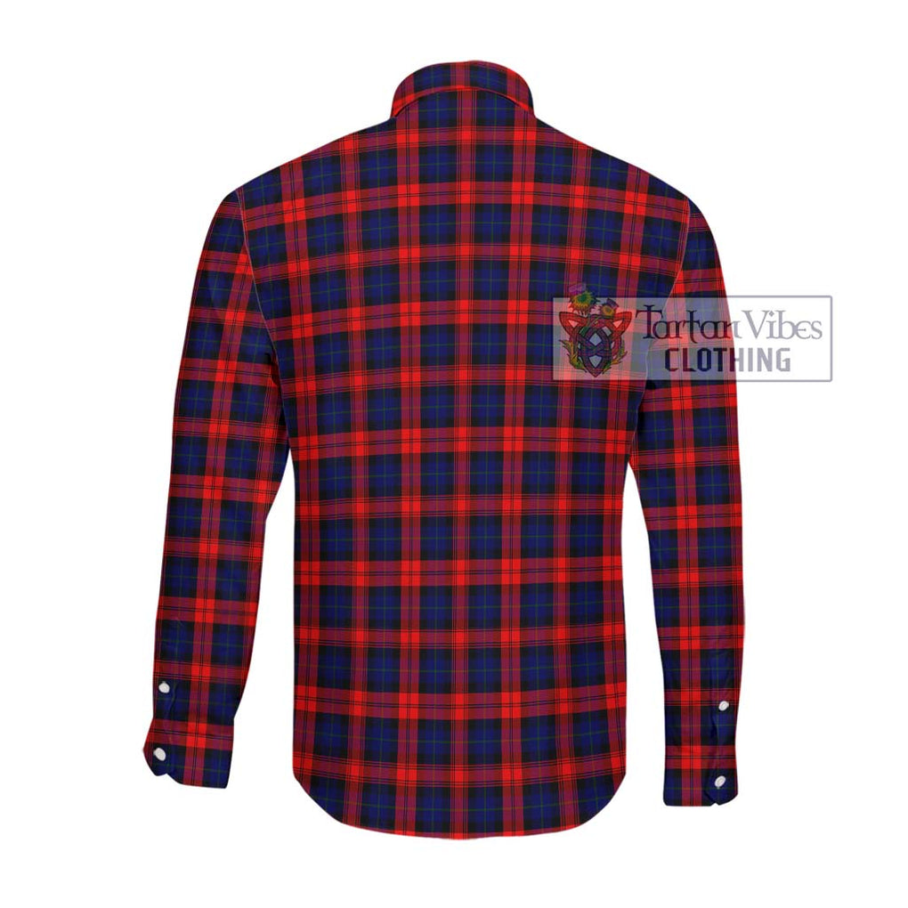McLachlan Modern Tartan Long Sleeve Button Shirt with Family Crest DNA In Me Style - Tartanvibesclothing Shop