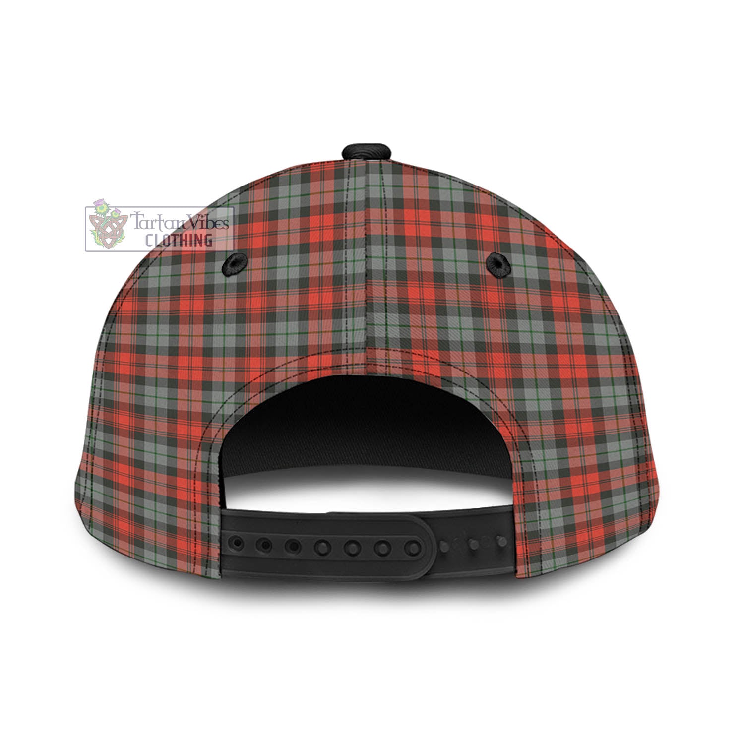 Tartan Vibes Clothing McLachlan Weathered Tartan Classic Cap with Family Crest In Me Style