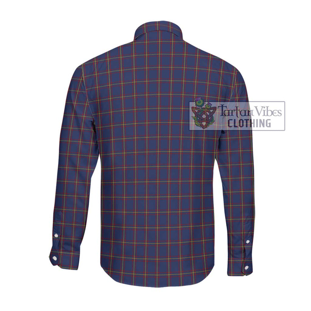 McLaine of Lochbuie Tartan Long Sleeve Button Shirt with Family Crest DNA In Me Style - Tartanvibesclothing Shop