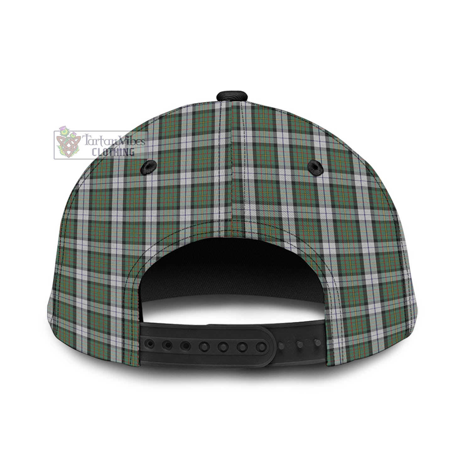 Tartan Vibes Clothing McLaren Dress Tartan Classic Cap with Family Crest In Me Style