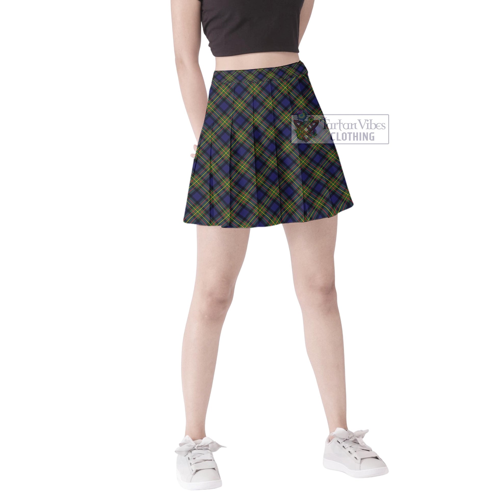 Tartan Vibes Clothing McLaren Modern Tartan Women's Plated Mini Skirt