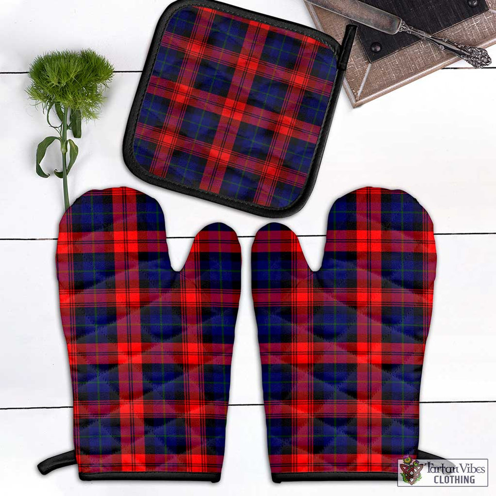 McLaughlin Tartan Combo Oven Mitt & Pot-Holder Combo 1 Oven Mitt & 1 Pot-Holder Black - Tartan Vibes Clothing