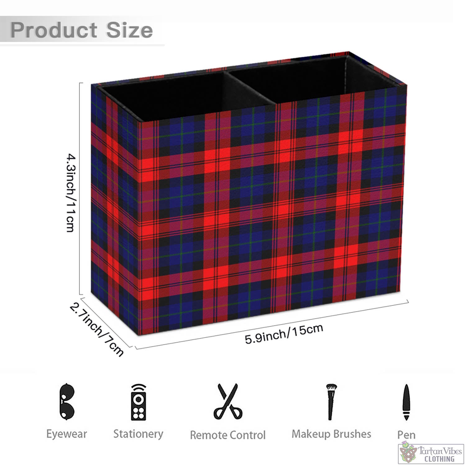 McLaughlin Tartan Pen Holder - Tartan Vibes Clothing
