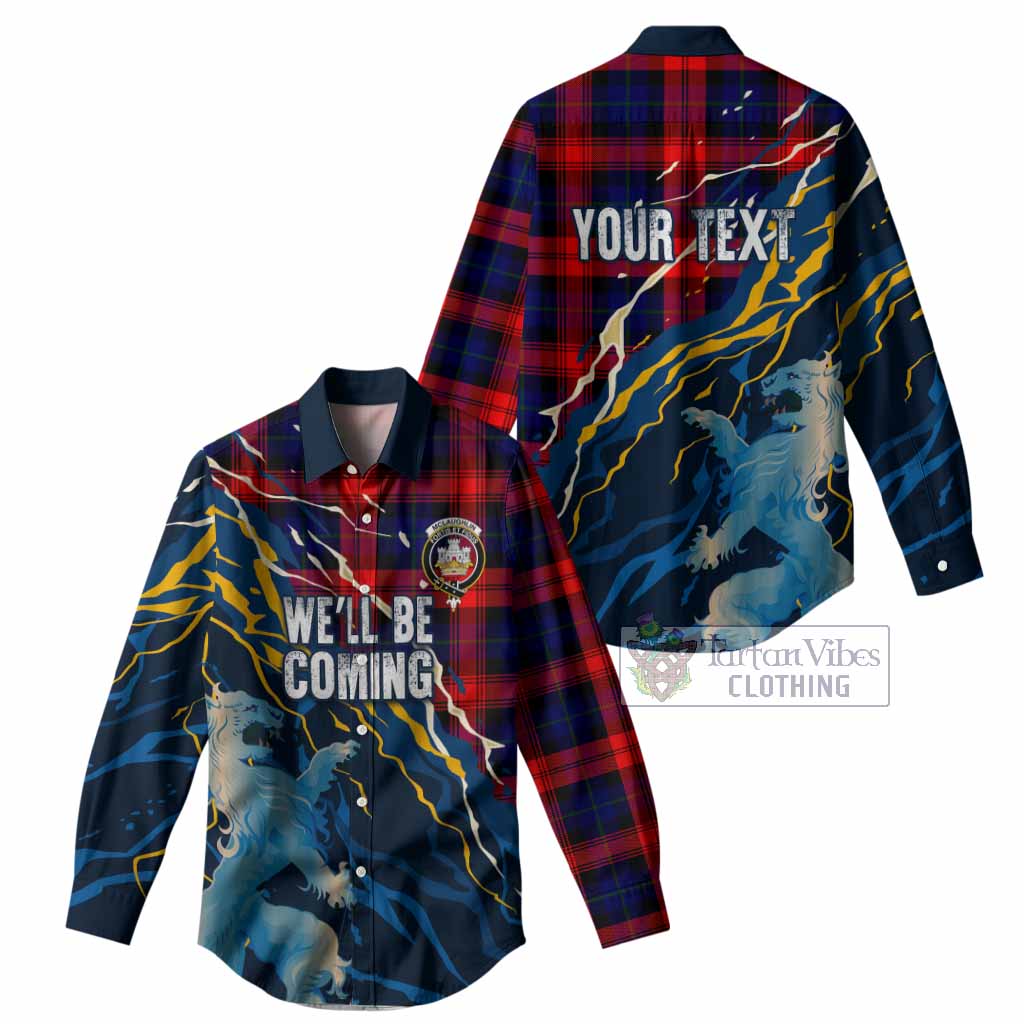 McLaughlin Scotland Tartan Women Casual Shirt WC2026 Football - We'll Be Coming